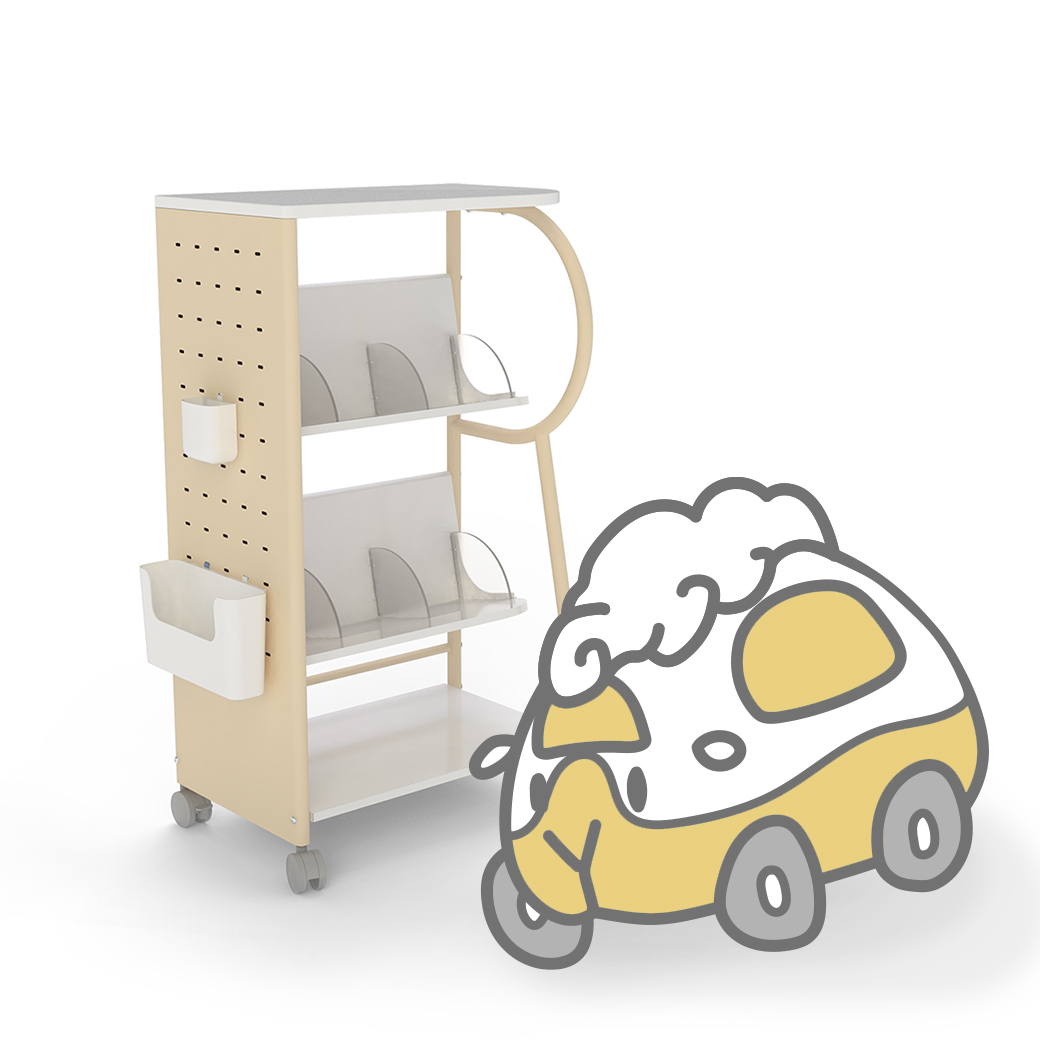 Rolling Go 遊走書櫃收納車車